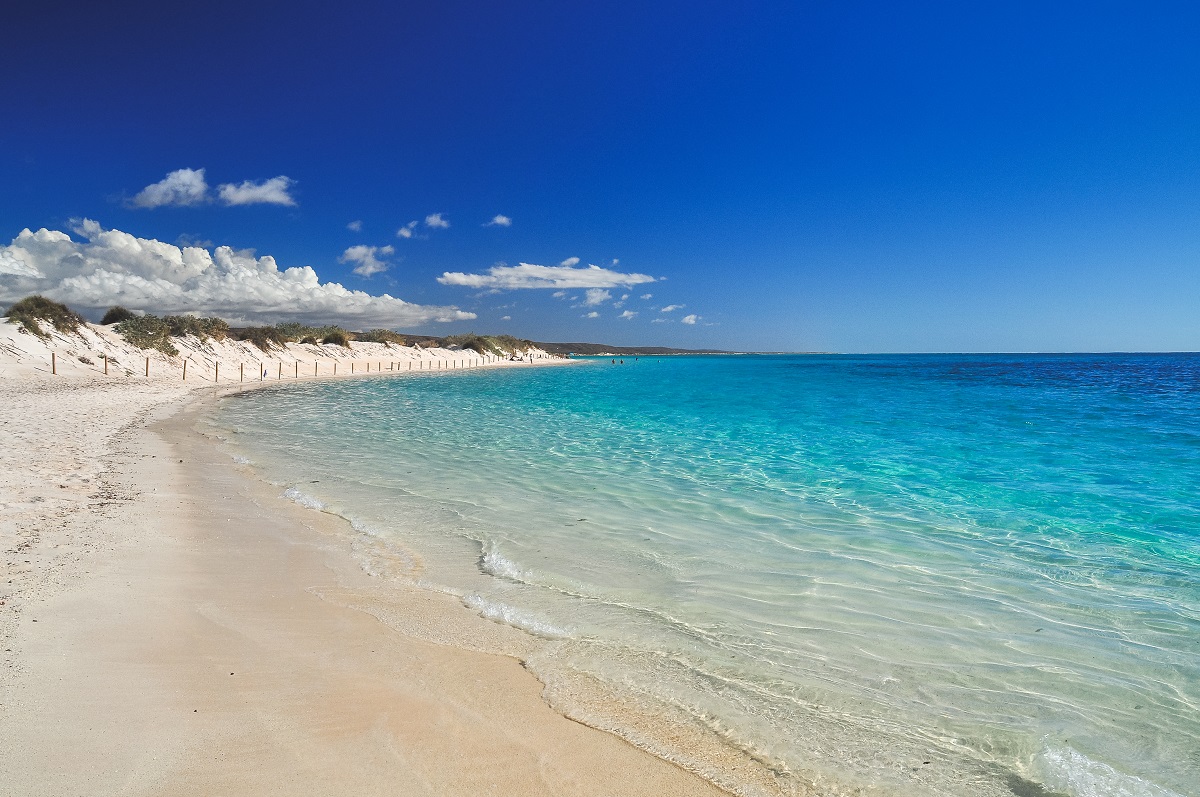 Pláž Turquoise Bay v Austrálii